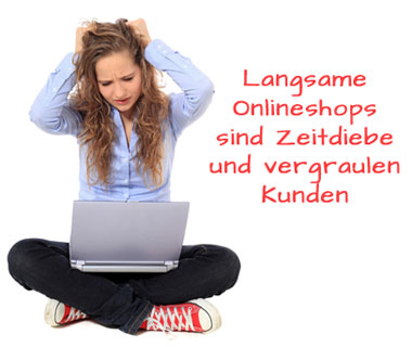 Onlineshop Ladezeiten